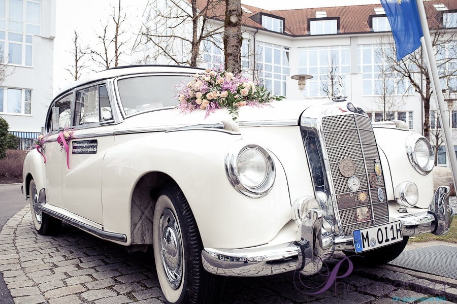 Wedding fair Unterhaching wedding car