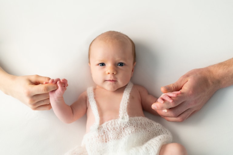 Neugeborenenfotoshooting Muenchen