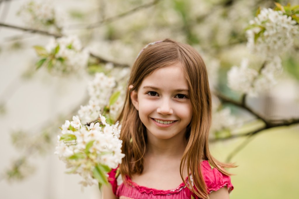 Cherry blossom photo shoot